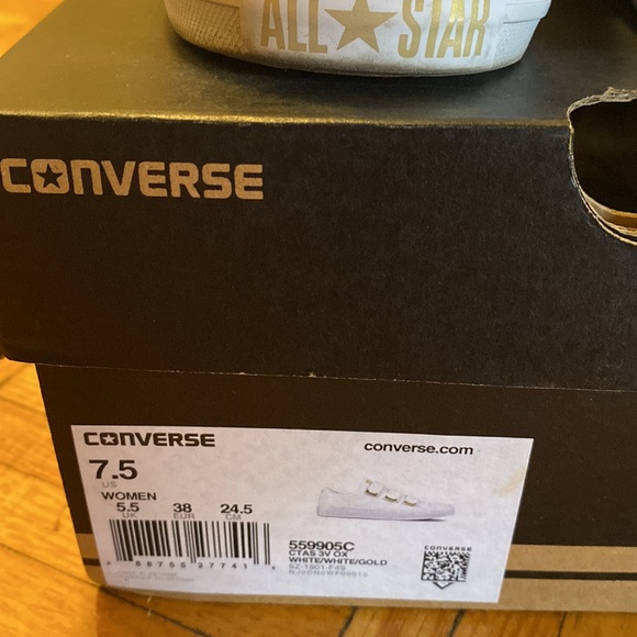 Converse Faux Leather Shoes - Picture 4 of 5